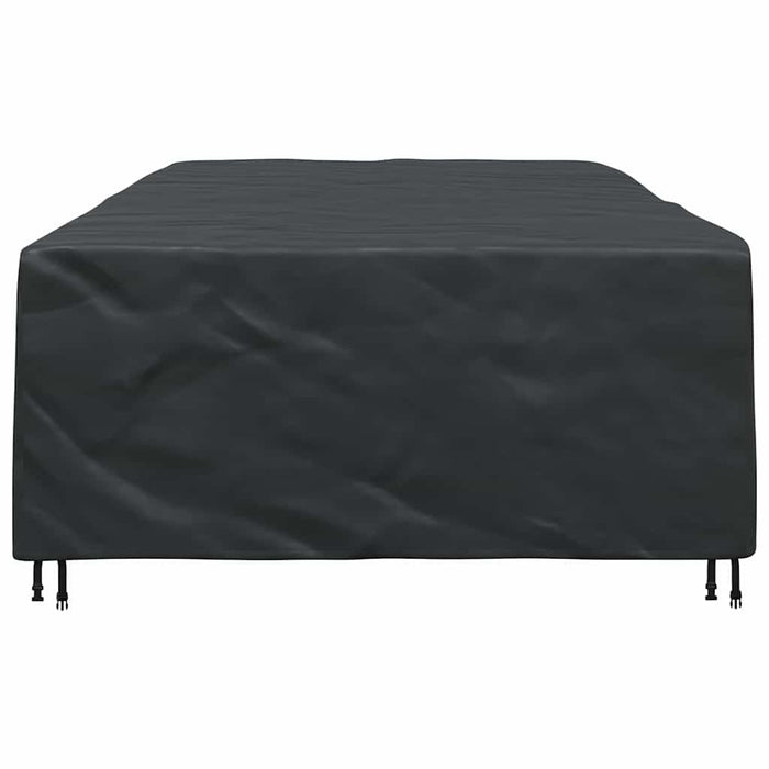 vidaXL Copertura per mobili da esterno Nero 315 x 180 x 74 cm 600D