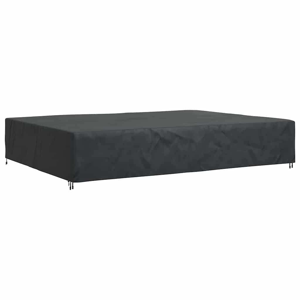 vidaXL Copertura per mobili da esterno Nero 350 x 260 x 90 cm 600D