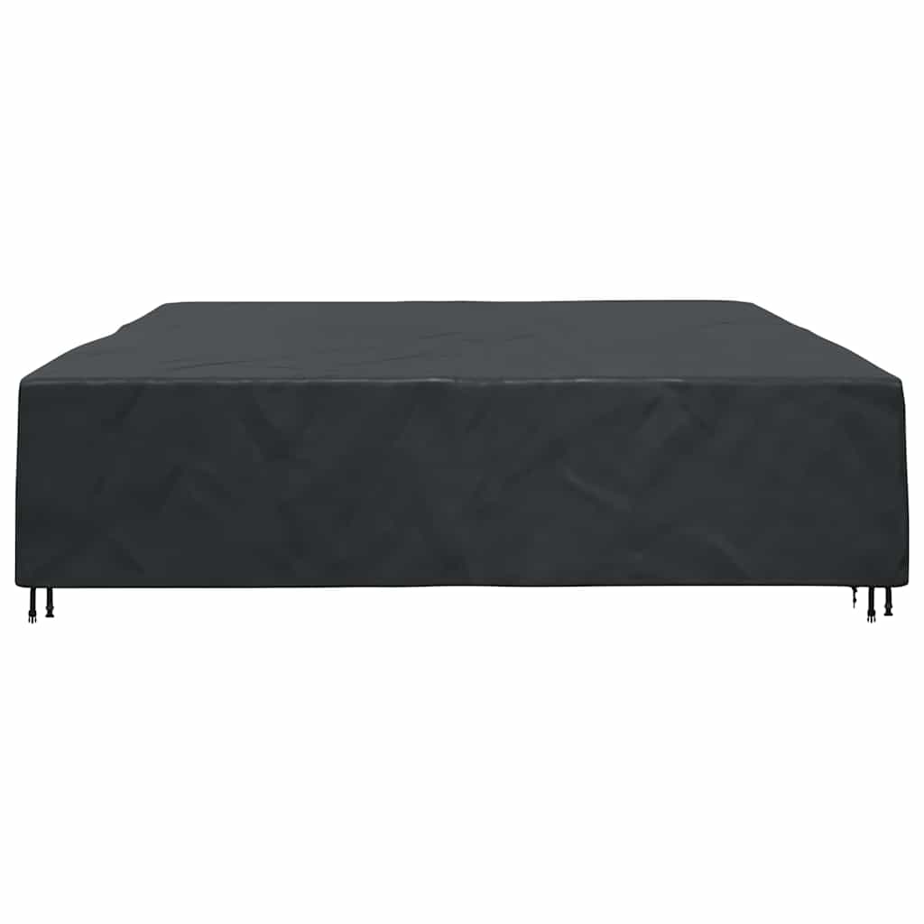 vidaXL Copertura per mobili da esterno Nero 350 x 260 x 90 cm 600D
