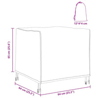 vidaXL Copertura per mobili da esterno 64 x 64 x 65 cm