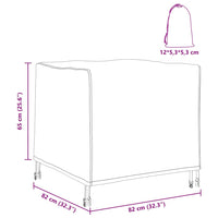 vidaXL Copertura per mobili da esterno 82 x 82 x 65 cm