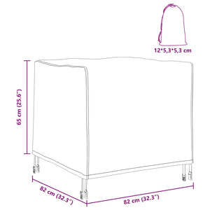 vidaXL Copertura per mobili da esterno 82 x 82 x 65 cm