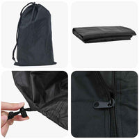 vidaXL Copertura per mobili da esterno Nero Tessuto 420D