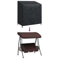 vidaXL Copertura per dondolo da esterno 135 x 100 x 165 cm