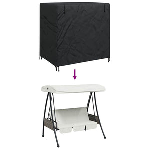 vidaXL Copertura per mobili da esterno 175 x 125 x 160 cm Tessuto 600D