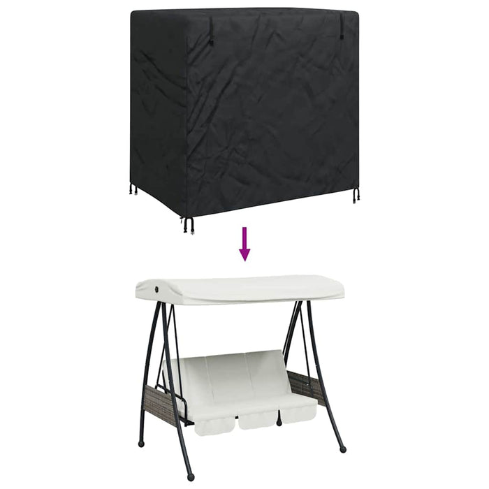 vidaXL Copertura per mobili da esterno 175 x 125 x 160 cm Tessuto 600D