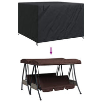 vidaXL Copertura per dondolo da esterno 250 x 250 x 160 cm