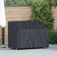 vidaXL Copertura per panchina da giardino 134 x 70 x 65 / 94 cm