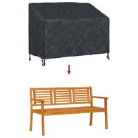 vidaXL Copertura per panchina da giardino 134 x 70 x 65 / 94 cm