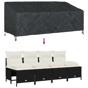 vidaXL Copertura per mobili da esterno 220 x 100 x 89 cm