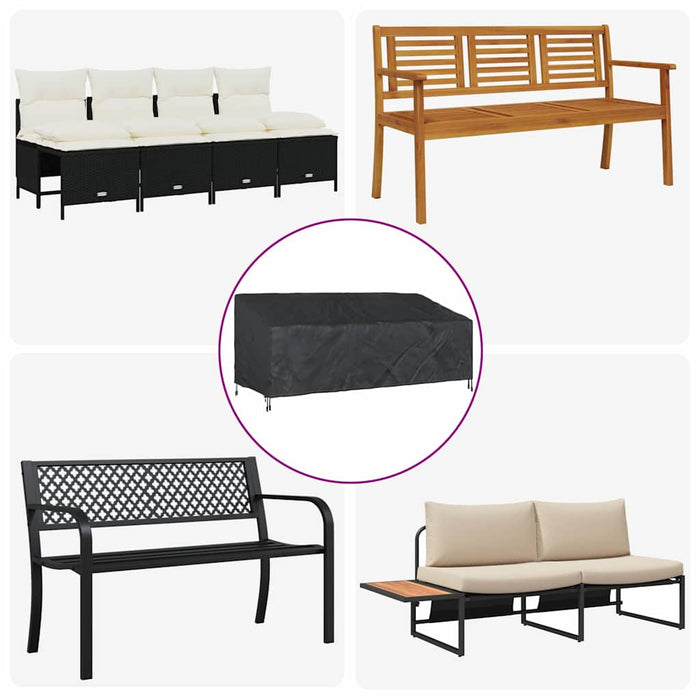 vidaXL Copertura per mobili da esterno 220 x 100 x 89 cm