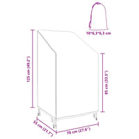 vidaXL Copertura per sedia da giardino 70 x 70 x 85 / 125 cm
