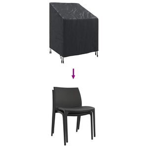 vidaXL Copertura per sedia da giardino 75 x 78 x 65 / 100 cm