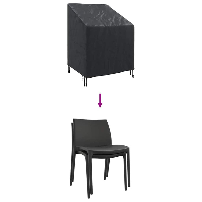vidaXL Copertura per sedia da giardino 75 x 78 x 65 / 100 cm