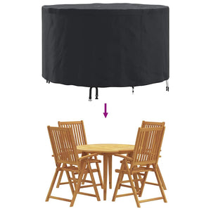 vidaXL Copertura per mobili da esterno 128 x 128 x 71 cm Tessuto 210D