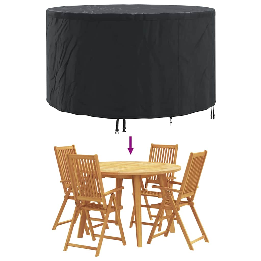 vidaXL Copertura per mobili da esterno 157 x 157 x 85 cm Tessuto 210D
