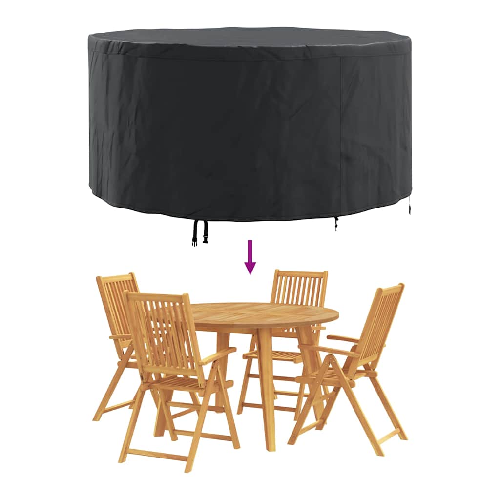 vidaXL Copertura per mobili da esterno 182 x 182 x 85 cm Tessuto 210D