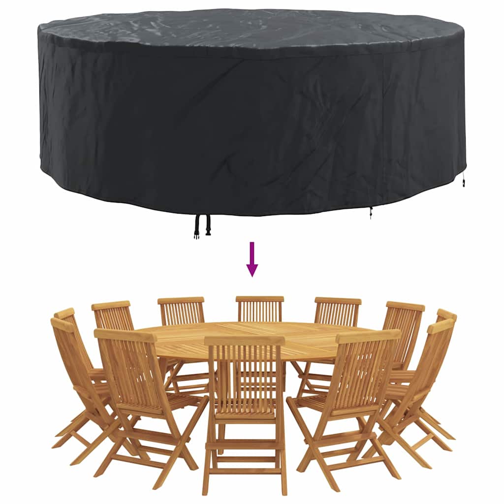 vidaXL Copertura per mobili da esterno 279 x 279 x 85 cm Tessuto 210D