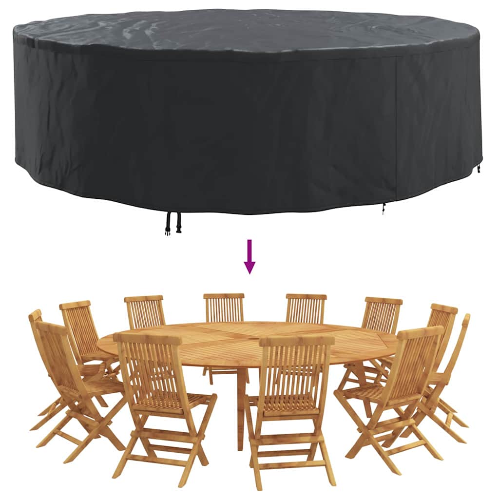vidaXL Copertura per mobili da esterno 320 x 320 x 85 cm Tessuto 600D