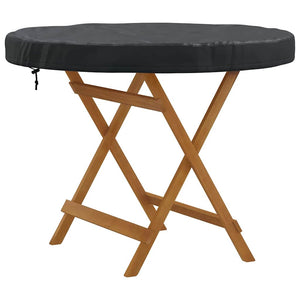 vidaXL Copertura per Tavolo da Esterno 102 x 102 x 10 cm Tessuto 210D