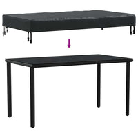 vidaXL Copertura per mobili da esterno 152 x 92 x 15 cm