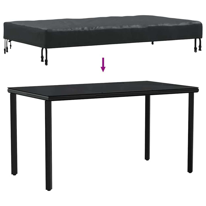 vidaXL Copertura per mobili da esterno 152 x 92 x 15 cm