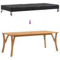 vidaXL Copertura per mobili da esterno 182 x 92 x 15 cm