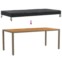 vidaXL Copertura per mobili da esterno 202 x 92 x 15 cm