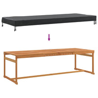 vidaXL Copertura per mobili da esterno 242 x 102 x 15 cm