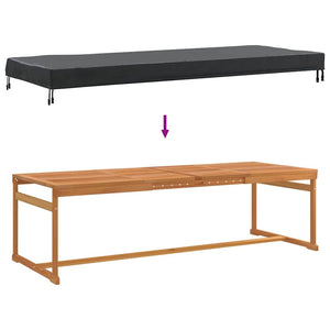 vidaXL Copertura per mobili da esterno 262 x 102 x 15 cm