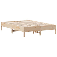 vidaXL Giroletto senza Materasso 150x200 cm in Legno Massello di Pino