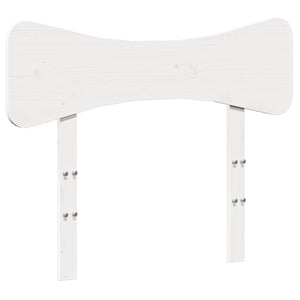 vidaXL Giroletto senza Materasso Bianco 75x190 Legno Massello di Pino