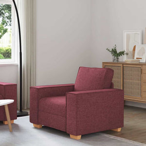 vidaXL Poltrona Divano Rosso Vino 60 cm Tessuto