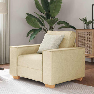 Poltrona Divano Crema 60 cm Tessuto