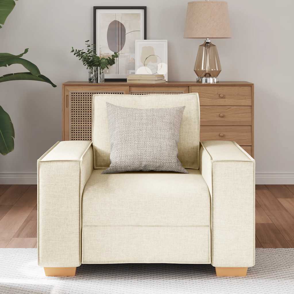 vidaXL Poltrona in Lino 60 cm