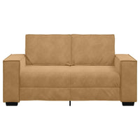 Divano a 2 Posti marrone 120 cm in Velluto 4105017