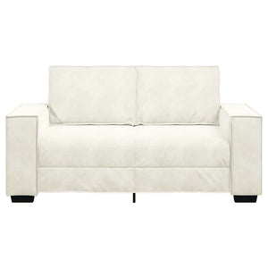 Divano a 2 Posti crema 120 cm in Velluto