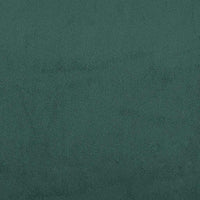 Divano a 2 Posti Verde Scuro 140 cm in Velluto 4105022