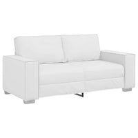 Loveloss Sofa 140 cm con cuscino Bianco Pelle sintetica 4105057