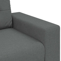Poltrona Grigio Scuro 60 cm in Tessuto 4105059