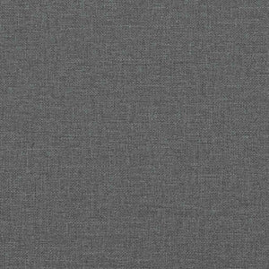 vidaXL Divano Divanetto Grigio Scuro 120 cm in Tessuto