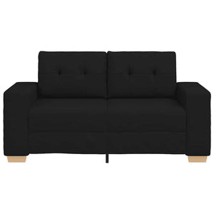 Divano Divanetto Nero 120 cm in Tessuto