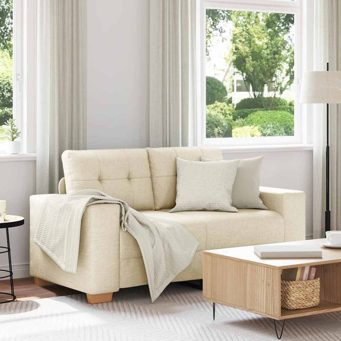 vidaXL Divano Divanetto in Lino 120 cm