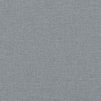 Divano Divanetto Grigio Chiaro 140 cm in Tessuto