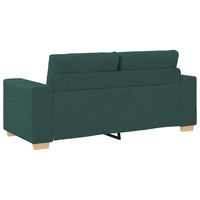 vidaXL Divano Divanetto Verde Scuro 140 cm in Tessuto