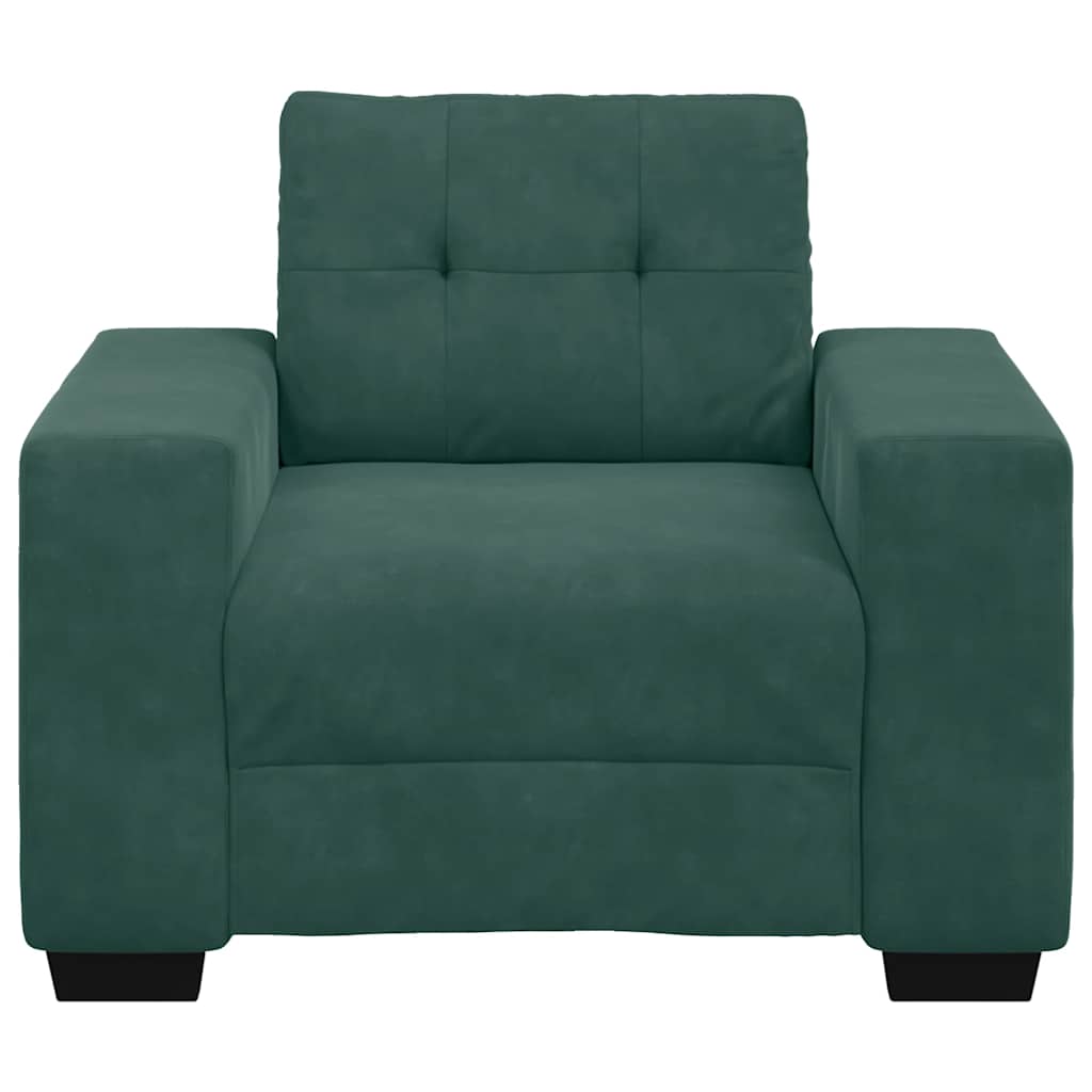 Divano Sedia Verde Scuro 60 cm Velluto 4105100