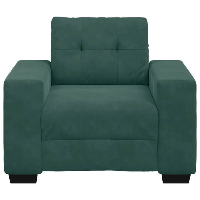 Divano Sedia Verde Scuro 60 cm Velluto 4105100