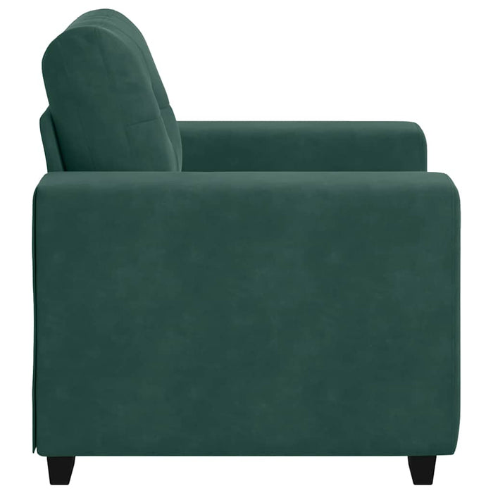 Divano Sedia Verde Scuro 60 cm Velluto 4105100