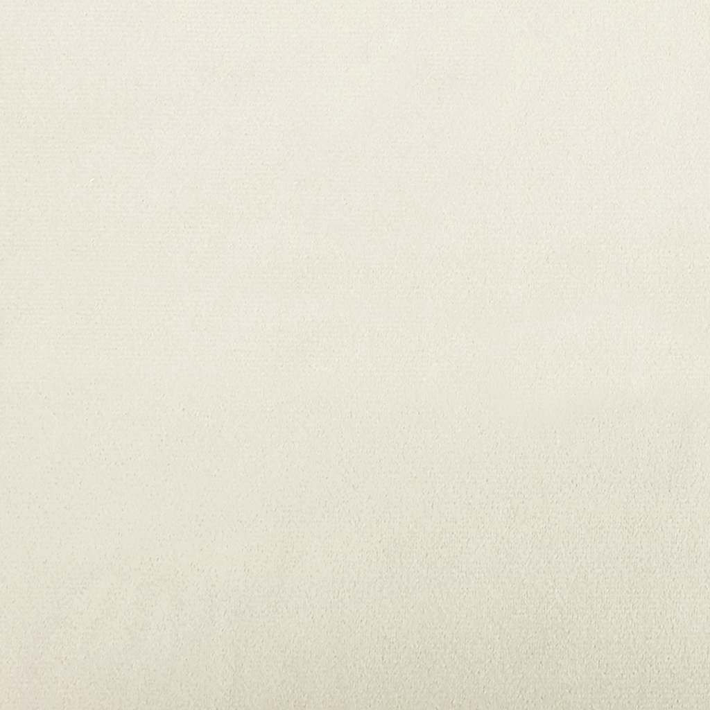 Divano Sedia Crema 60 cm Velluto 4105106