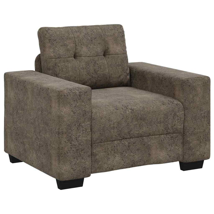 Poltrona Sofa con cuscino Grigio scuro Pelle sintetica 4105109